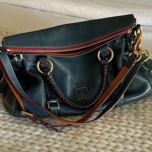Dooney & Bourke Large Denim Florentine Bag